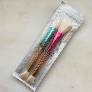 MOTD Cosmetics Party of Two Dual Ended Face Brush Set